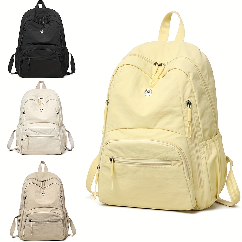 Fashion Backpack Women - Solid color, simple and fashionable, versatile