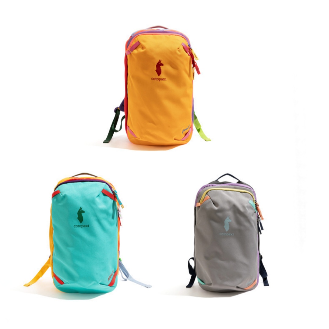 Canvas Backpack Casual - 20L Travel Contrast Color Casual Outdoor
