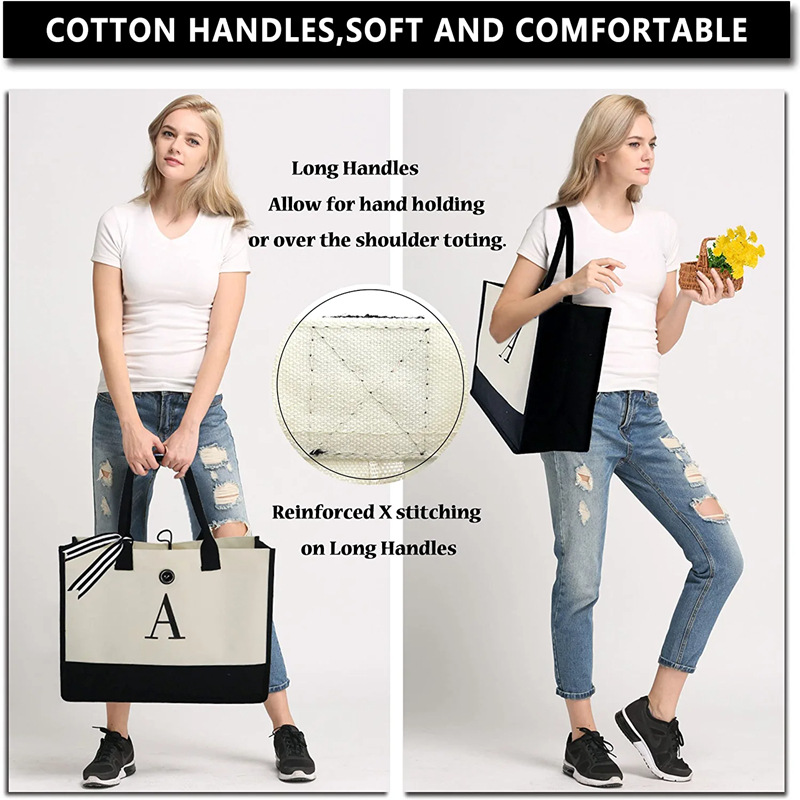 Tote Bag Fashion Canvas Totes  - Canvas Backpack Casual recension och pris