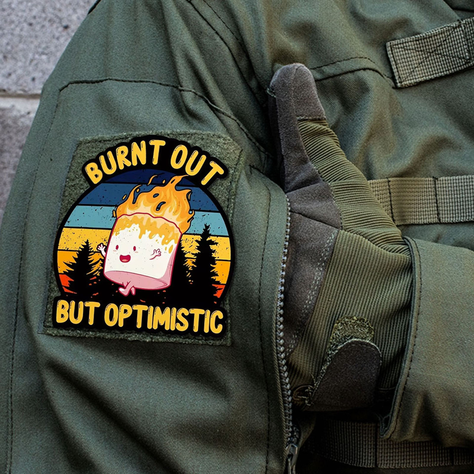 Burnt Out But Optimistic Tacti - Urban Backpack Tactical recension och pris