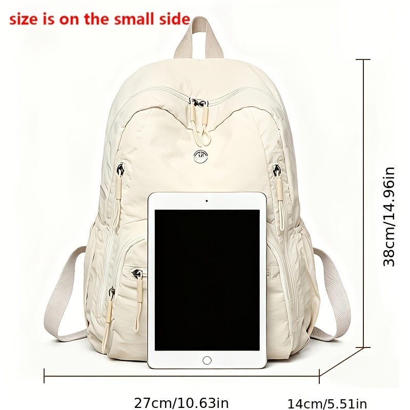 Solid color, simple and fashio - Fashion Backpack Women recension och pris